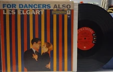 LES ELGART For Dancers Also 1957 COLUMBIA DG 6-EYE MONO LP Jazz 1ST COVER Hear!