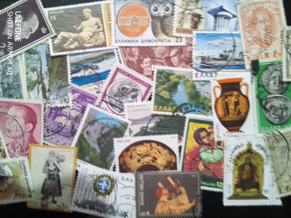 Hellas 🇬🇷 Lote griego colección 1000 sellos Foto 2 de 4