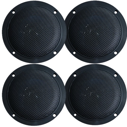 GUZARE Marine Lautsprecher 4" schwarz wasserdicht Unterputz für Boot Auto Wohnmobil UV ATV UTV - Bild 1 von 12