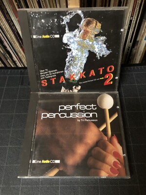EINE AUDIO CD Lot (2) PERFECT PERCUSSSION/STAKKATO 2 West Germany EX