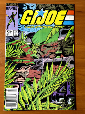 G. I. JOE Marvel Comic A Real American Hero No. 39 Sept 1985 FN/FN+