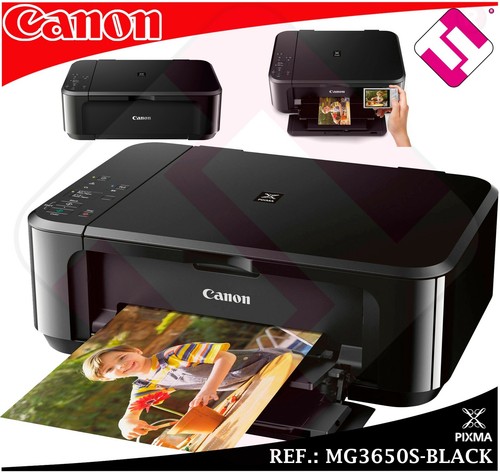 MULTIFUNCION IMPRESORA CANON COLOR NEGRA PIXMA A4 MG3650S IMPRESION DUPLEX  WIFI | eBay