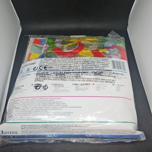 2008 Intex The Wet Set #59070 Jumbo Inflatable 48" Beach Ball NEW - Picture 3 of 6