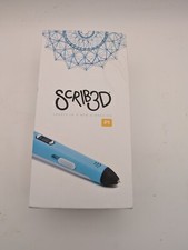 SCRIB3D P1 3D Printing Pen & 3 Color PLA Filament W/Project Guide LCD Screen