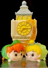 Disney Tsum Tsum PETER PAN Small Figures  Stand TINKER BELL  PETER PAN