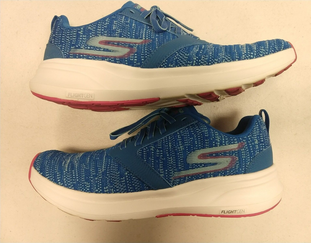 Skechers GoRun Ride FlightGen, Royal/Hot Pink, Women's Size