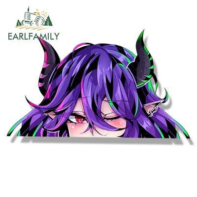 EARLFAMILY 5.1” Ahegao Vermeil Fanart Car Sticker Anime Vermeil In