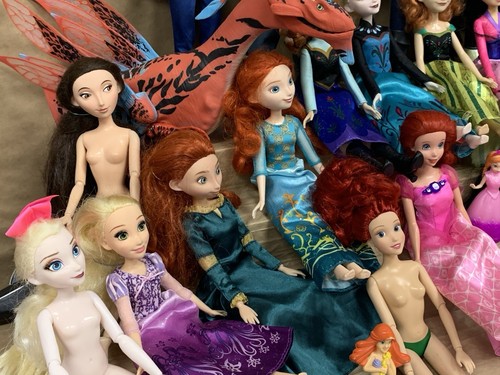 Enorme Lote Muñecas Disney Príncipe Princesa Sirena Congelada Mulan Alladin Pocahontas - Imagen 16 de 20