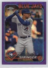 2024 Topps Chrome Logofractor Edition Purple Refractor /250 George Springer gh4