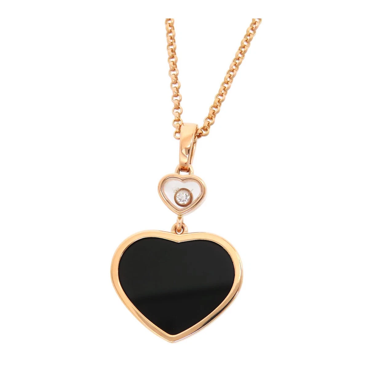 Chopard — Chopard Happy Heart Necklace 797482 AU750(K18PG) Women