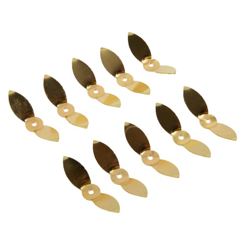 Premium Propeller Style Blades For DIY Lure Making Gold And Silver Pack Of 10 - Picture 5 of 48