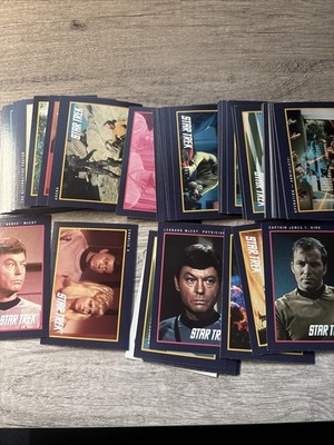Impel 1991 Star Trek Cards In Near mint Condition Lot Of Over 70 Cards PG5L7