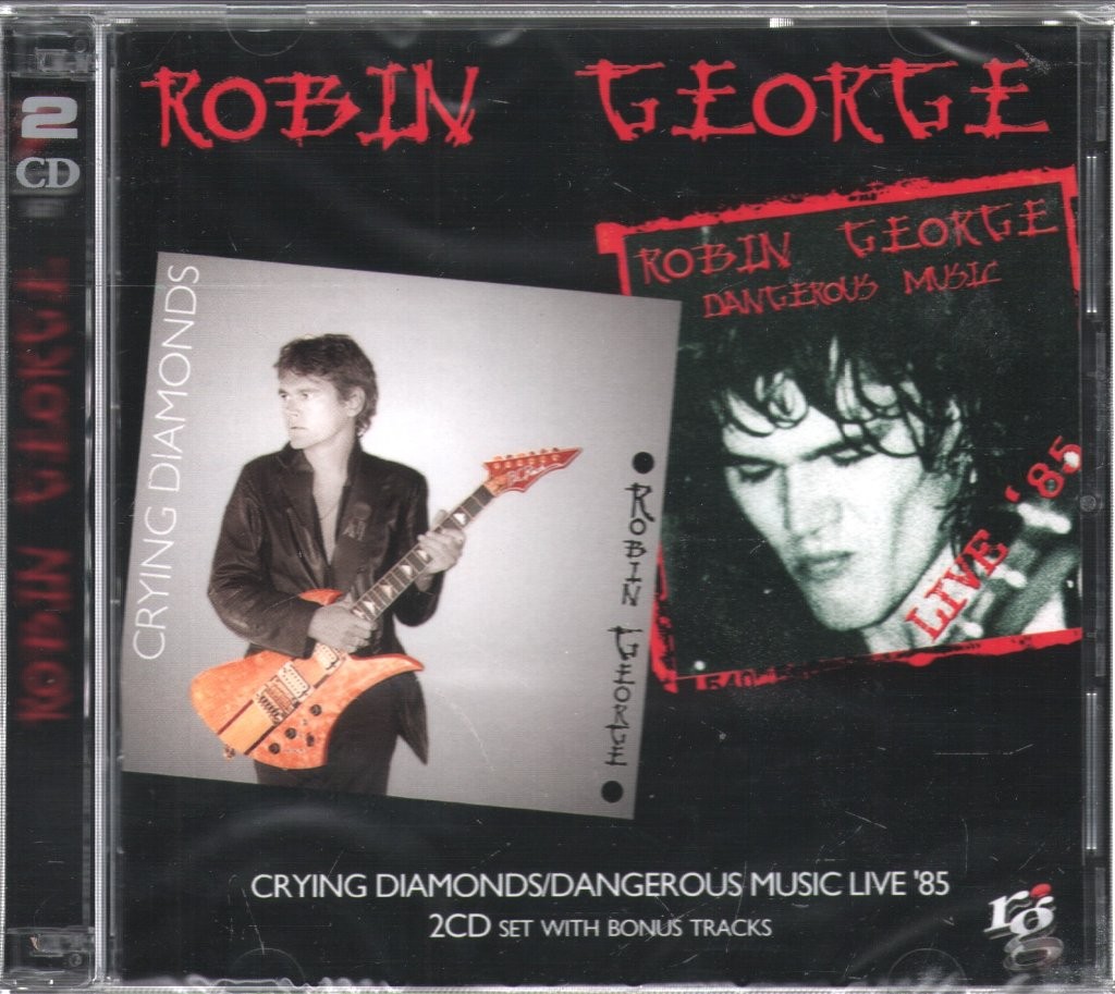 Robin George Crying Diamonds / Dangerous Music Live '85 double CD UK Angel Air