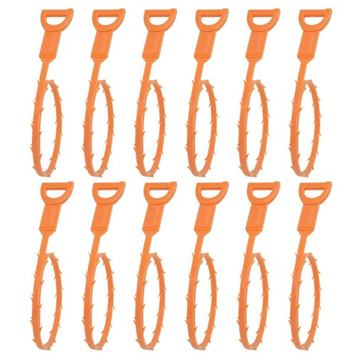 #ad Amazon Basics Flexible Drain Clog Remover Snake Tool 19.6 in Orange $19.30