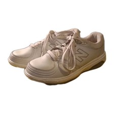 NEW BALANCE WW813WT Women's 813 White Leather Athletic Walking Shoes Size 6..BA.