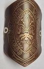 HEAD BADGE GIUSEPPE BIANCH FIRENZE SOLID BRASS SIZE 55 x 32 mm FREGIO BICI