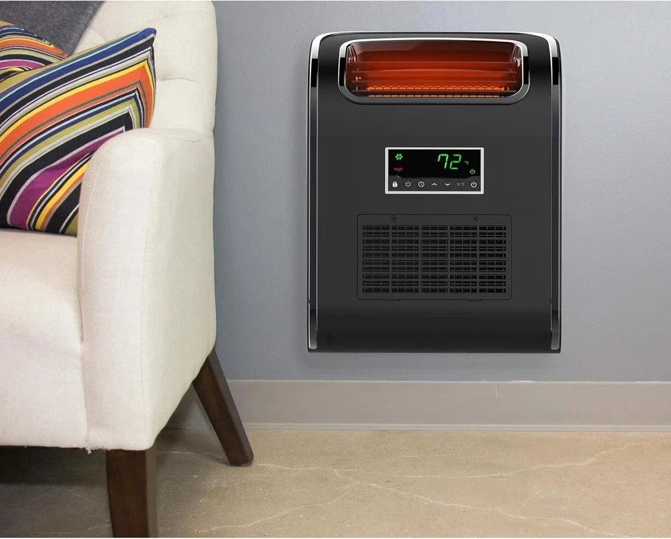 LifeSmart Wall Mountable Infrared 3-Element Heater - 1500 Watt -with Remote -NEW - Image 3 of 4
