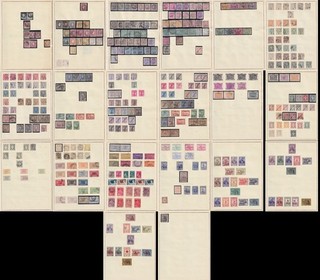Portugal Stamps 1855 1936 Mint & Used Collection On Pages