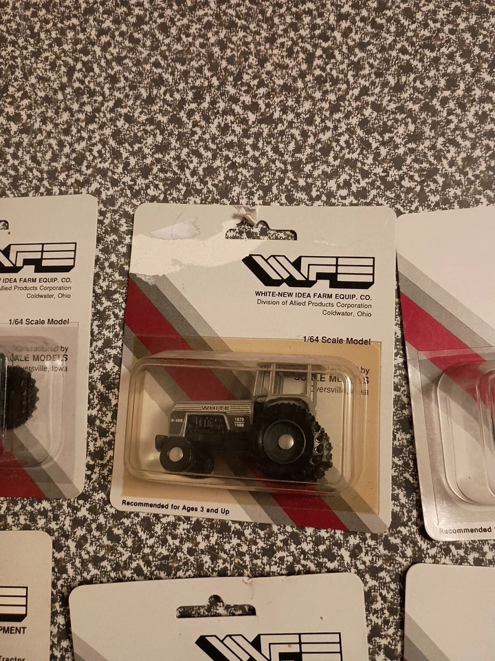 Lot Of 7 1:64 Die-cast White Farm Equipment Tractors - Image 4 of 4