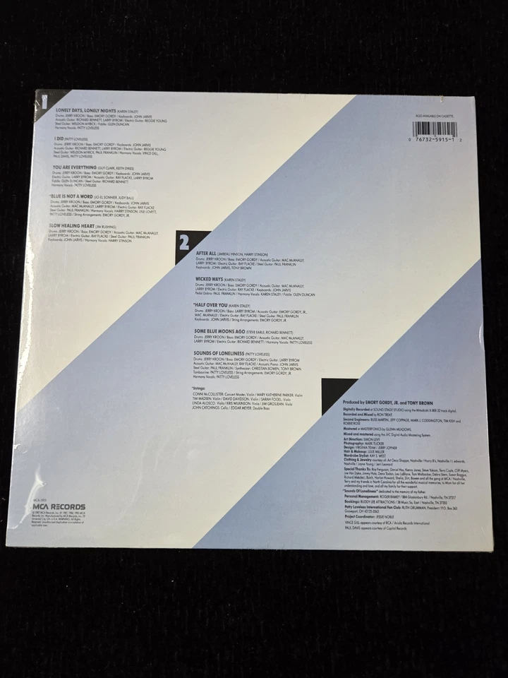 PATTY LOVELESS - Self Titled (LP, 1987) SEALED  Z5 Foto 2 de 2