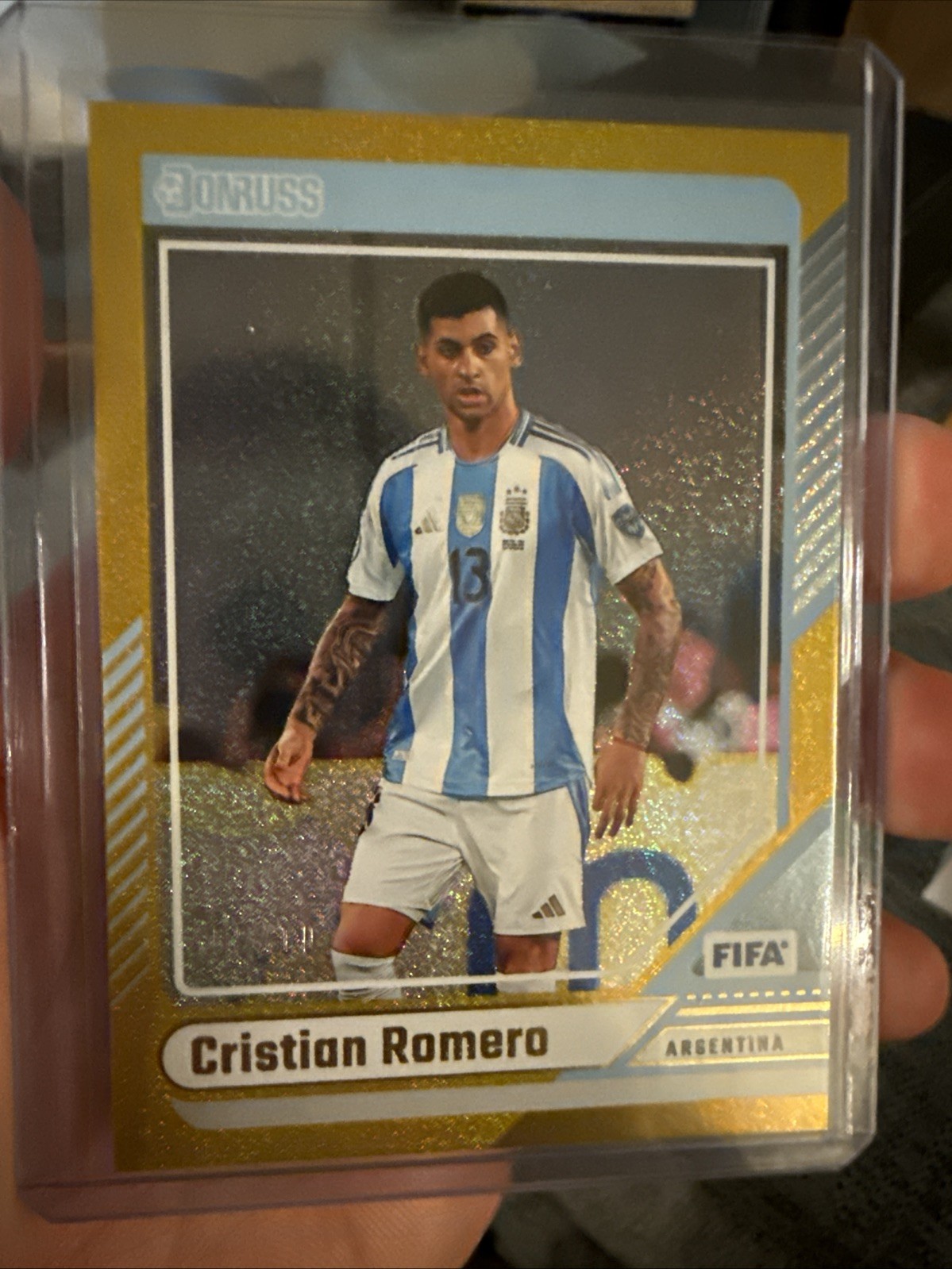 2024-25 Panini Donruss Fifa - Cristian Romero #79 Gold /10