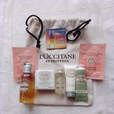 Loccitane Almond Set.  Eight Items With Branded Bag.  Gift/Travel. Brand New.