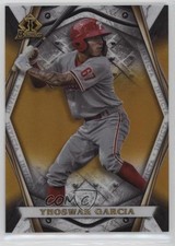 2022 Bowman Chrome Invicta Gold Refractor 45/50 Yhoswar Garcia #BI-18 oh8