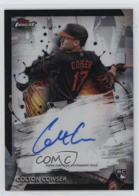 2024 Topps Finest Finest Auto Refractor Colton Cowser #FA-CC Rookie Auto RC 4k8