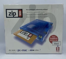 NOS New Iomega Zip 100 Portable USB Drive Factory Sealed PC/Mac Superfloppy