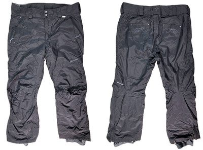 Columbia Womens Ski Snow Pants Size L Black Insulated Waterproof OMNI-TECH