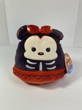 Squishmallows Disney Minnie Mouse 8 Inch Halloween Skeleton Plush NWT 2025