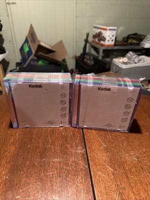 2 KODAK CD-R ULTIMA 80  Pack -Of 10-RECORDABLE CD  Space Saving -NEW Colored