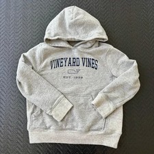 Vineyard Vines Kids Heather Gray Whale Sweatshirt Size 8-10