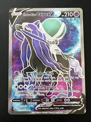 Shadow Rider Calyrex V (Full Art) 171/198 Swsh06:  - Chilling Reign