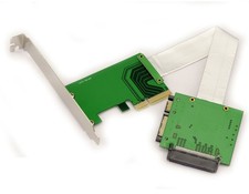 Adapter for NVMe SSD U.2 SFF-8639 on PCIe Port Shielded Cable 20cm M.2 NGFF