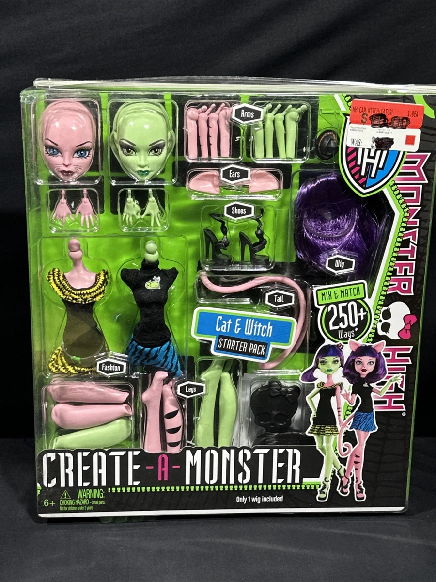 専用　monster highサイズアウトフィット Mattel X3724 Monster High Create-a-monster Witch-cat Girl Starter