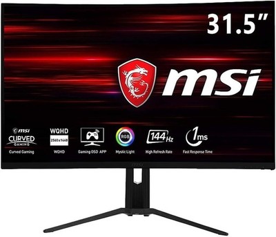 MSI Optix MAG321CQR 32'' Curved Gaming Monitor 1440p 144Hz - ORIGINAL BOX