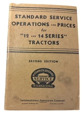 Operation & Prices Mccormick Deering F12 & F14 Tractor 2nd Ed Catalog (B)