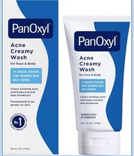 PANOXYL ACNE CREAMY WASH 4 6OZ  Exp 3/27