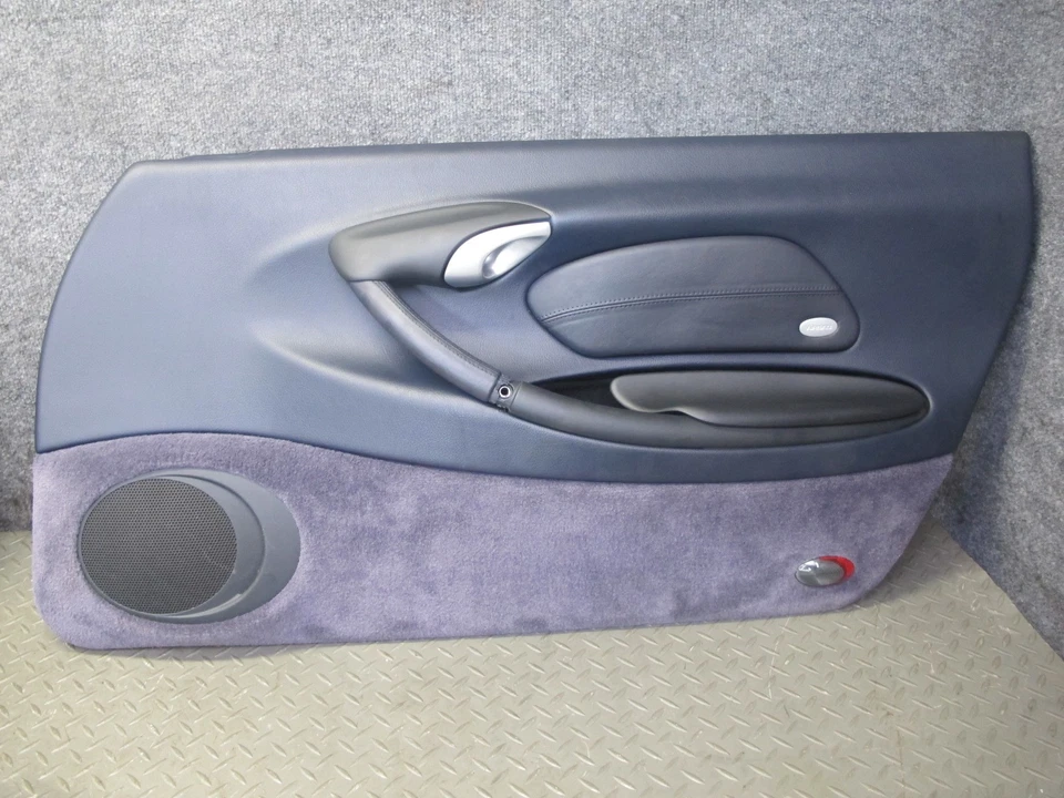 2003-2004 PPORSCHE BOXSTER 986 ЛЕВАЯ И ПРАВАЯ СТОРОНА ВНУТРЕННЯЯ ДВЕРНАЯ ПАНЕЛЬ СИНИЙ КОМПЛЕКТ - Изображение 3 из 4