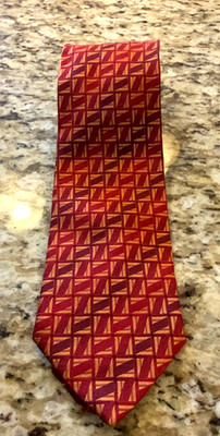 Bugatchi Red Silk Tie Men s Made In Italy