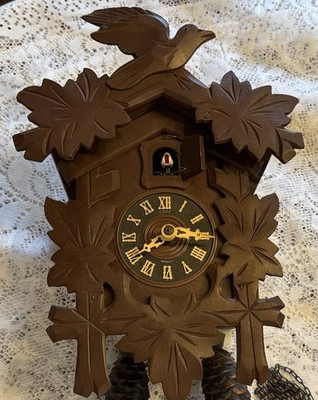 Vintage Black Forest Germany Regula Bird Cuckoo Clock