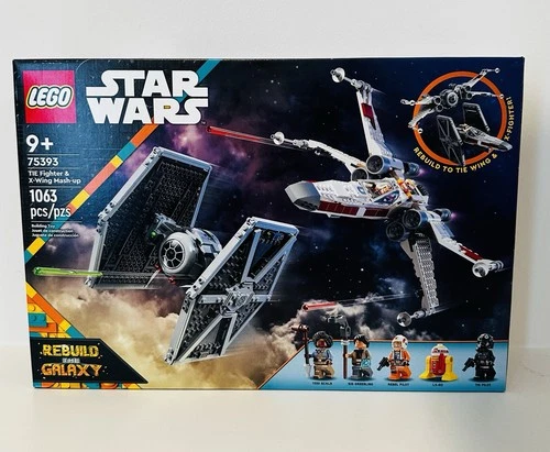 LEGO Star Wars 75393 Tie Fighter X-Wing Mash Up W/Minifigures Rebuild the Galaxy