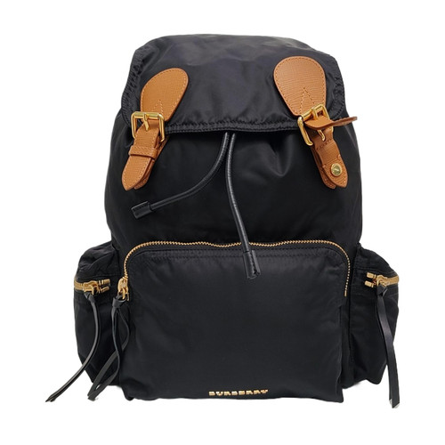 BURBERRY The Rucksack Backpacks Cloth Black Free Shipping | Duties Paid