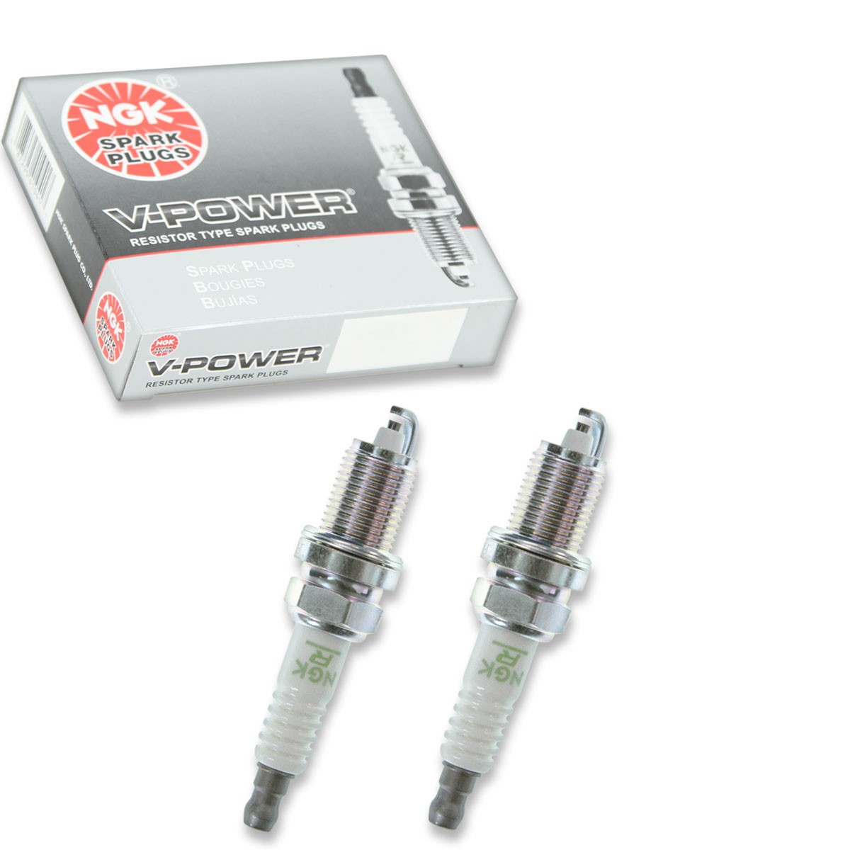 2 pc NGK 6855 ZFR7F-11 V-Power Spark Plugs for KJ22CR11 KJ22CR-L11 lr