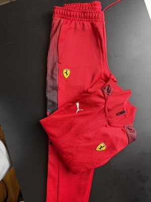 Ferarri Puma Track Suit - Men's - Size Medium Pants / Size Small Jacket