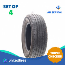 Set Of 4 Used 25565r18 Michelin Primacy All Season 111h - 6-7.532 16t1m
