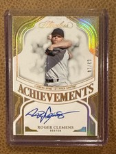 2025 Panini Flawless Roger Clemens Auto 3/10 Achievements Boston Red Sox SP