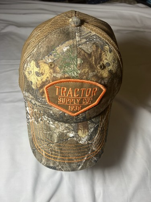 #ad Tractor Supply Co Adjustable Camo Trucker Hat $12.95