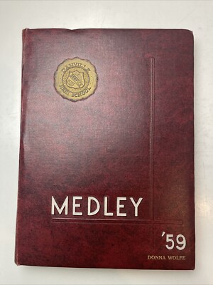 1959 ''Medley'' - Danville High School Yearbook - Danville, Illinois